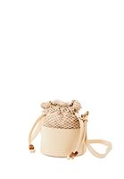 Women Beige Straw Bag