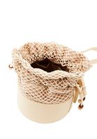 Women Beige Straw Bag