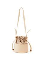 Women Beige Straw Bag