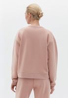 Bayan Pembe Sıfır Yaka Sweatshirt