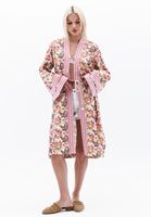 Women Mixed Linen Blended Kimono