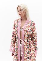 Women Mixed Linen Blended Kimono