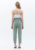 Women Green Ultra High Rise Baggy Fit Pants