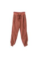 Bayan Kahverengi  Orta Bel Jogger Pantolon ( TENCEL™ )