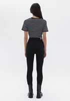 Bayan Siyah Ultra Yüksek Bel Skinny-Fit Pantolon