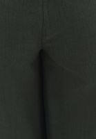 Bayan Yeşil Orta Bel Wide-Leg Pantolon