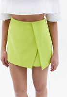 Women Green High Rise Short Skirt