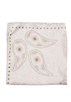 Women Beige Patterned Scarf