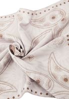 Women Beige Patterned Scarf