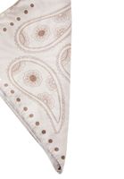 Women Beige Patterned Scarf