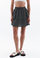 Women Mixed Patterned Mini Skirt