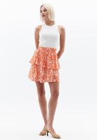 Women Mixed Patterned Mini Skirt