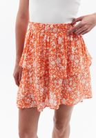 Women Mixed Patterned Mini Skirt