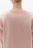 Bayan Pembe Sıfır Yaka Sweatshirt