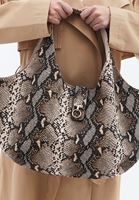 Women Beige Tote Bag with Strap