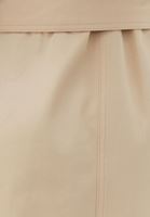 Women Beige Trenchcoat with Belt Detail