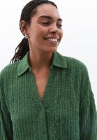 Women Green Oversize Shirt