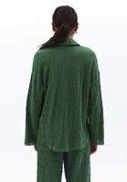 Women Green Oversize Shirt