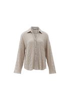 Women Beige Oversize Shirt