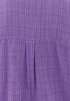 Women Purple Oversize Shirt with Pocket