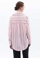 Women Mixed Oversize Poplin Shirt