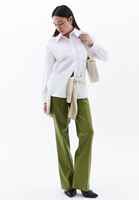 Women White Oversize Poplin Shirt