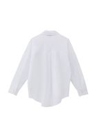 Women White Oversize Poplin Shirt