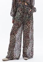 Women Mixed High Rise Wide Leg Pants