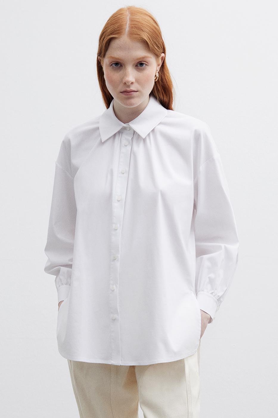 Ann Rahat Kalıp Beyaz Gömlek