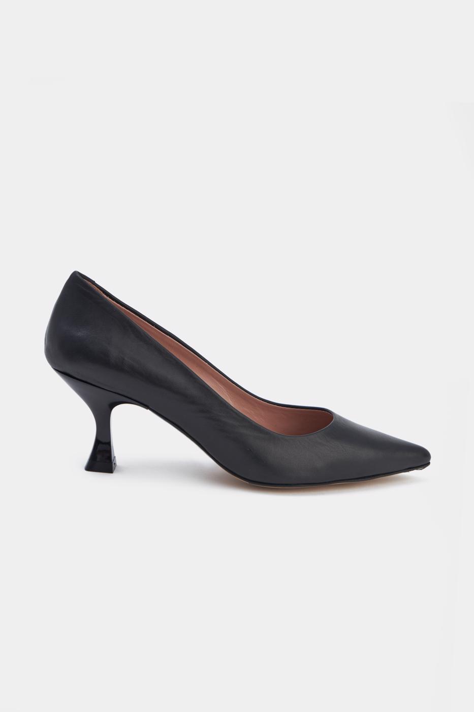 Bayan SİYAH Siyah Renk Kısa Topuklu Kadın Ayakkabı