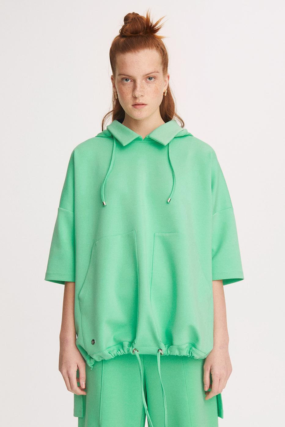 Bayan YEŞİL Ellie Neon Yeşili Renk Sweatshirt
